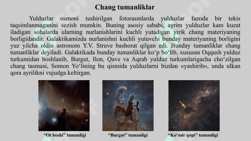 Diffuz va Chang Tumanliklar 4