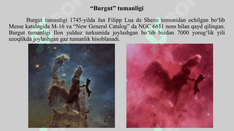 Diffuz va Chang Tumanliklar 7
