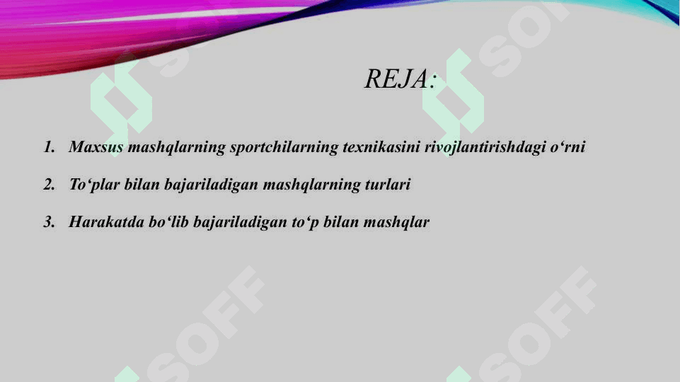 Stol tennisi.To'plar bilan maxsus mashqlar 2