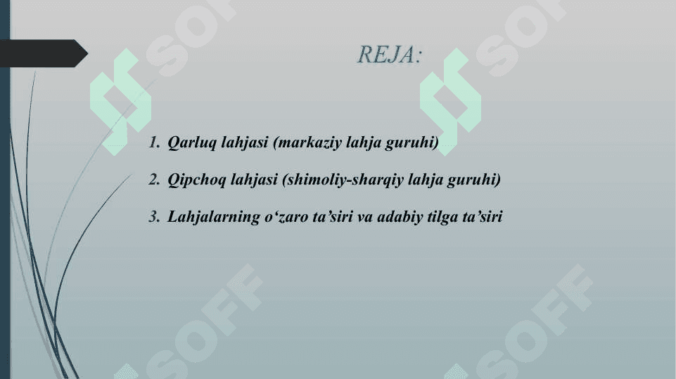 O'ZBEK TILINING QARLUQ QIPCHOQ O’G’UZ LAHJALARIGA XOS XUSUSIYATLAR 2