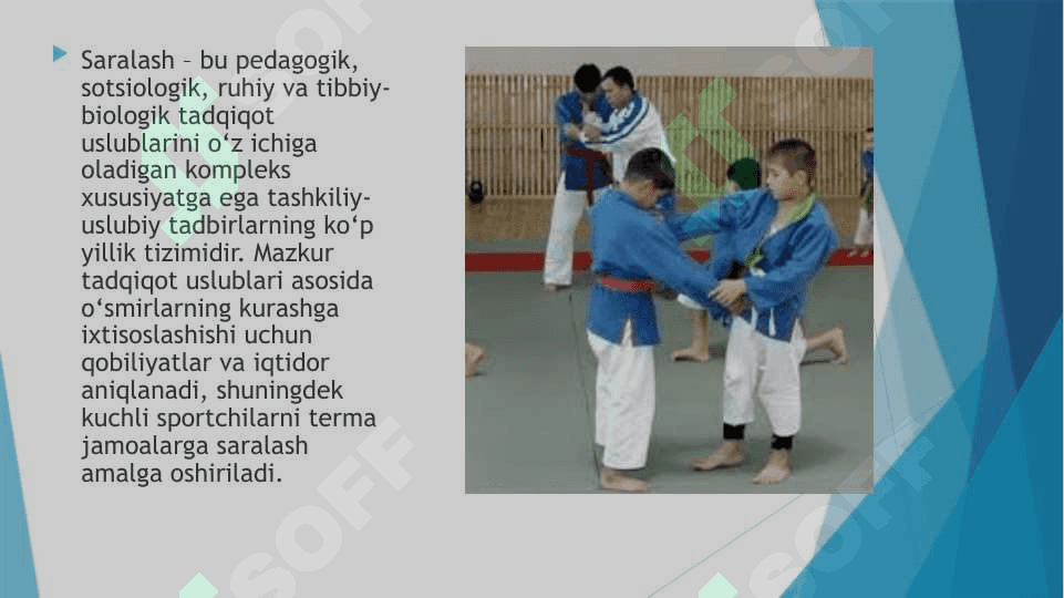 Kurashda saralash usullari 3