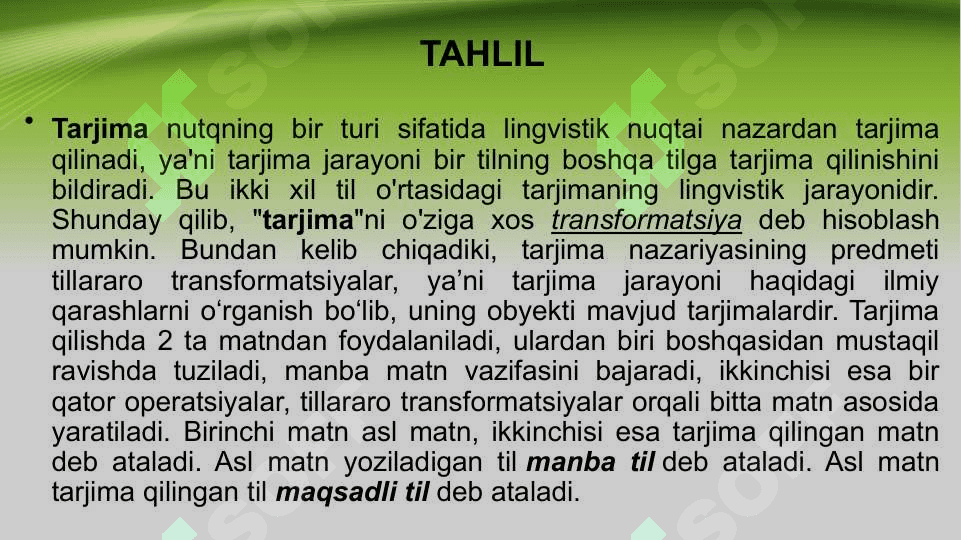 TARJIMA NAZARIYASI FANINING RIVOJLANISH BOSQICHLAR 4