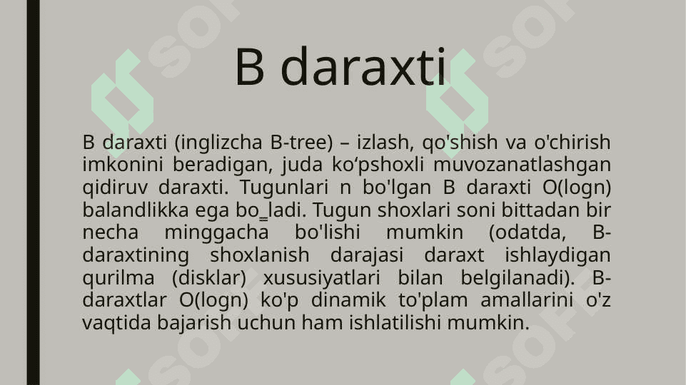 B daraxtlar 3