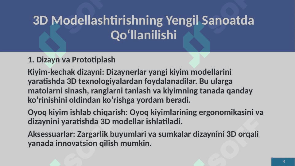 3D modellashtirish tizimlari haqida ma'lumot 4