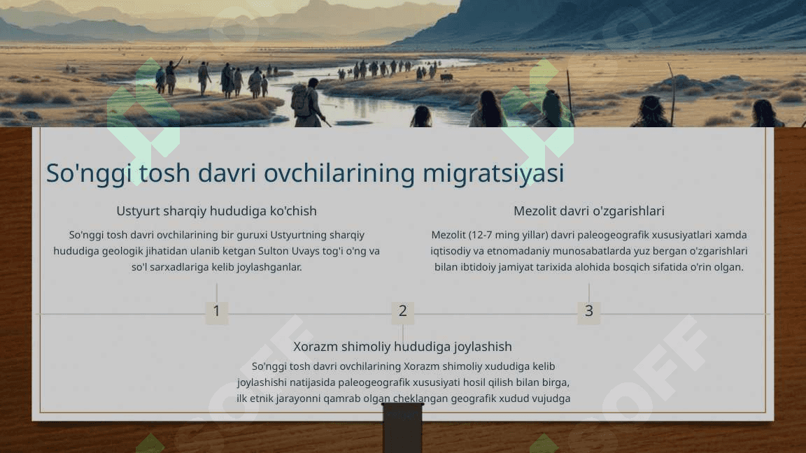 O‘rta Osiyo hududida ilk davlat birlashmalarining shakillanish tarixi va xo‘jalik hayoti 3