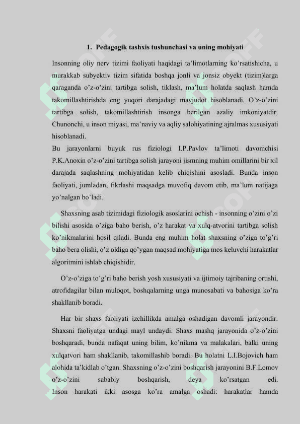 Tarbiyalanuvchilarning bilim ko’nikma malakalarini tashxis etish 4