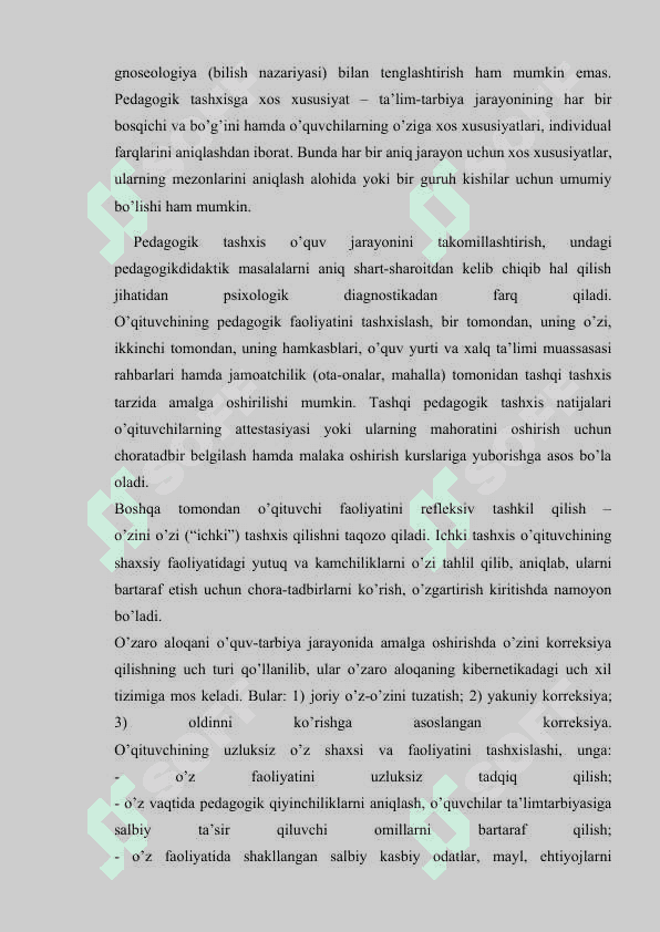 Tarbiyalanuvchilarning bilim ko’nikma malakalarini tashxis etish 7