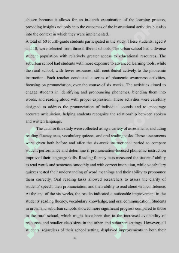 Phonemic awareness  the role of pronounciation in language proficiency for 4th grade students 8