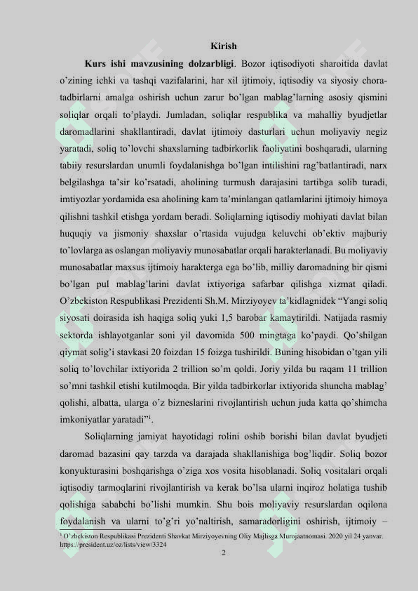 Oʻzbekiston Respublikasi soliq tizimi mohiyati va tarkibi 2