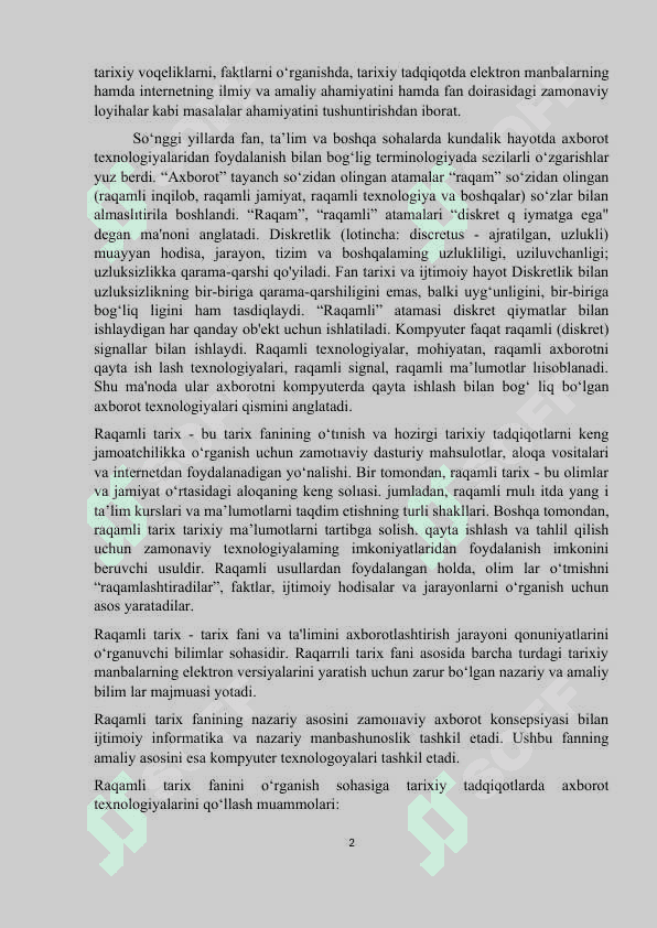 Raqamli tarix konsepsiyasi 3