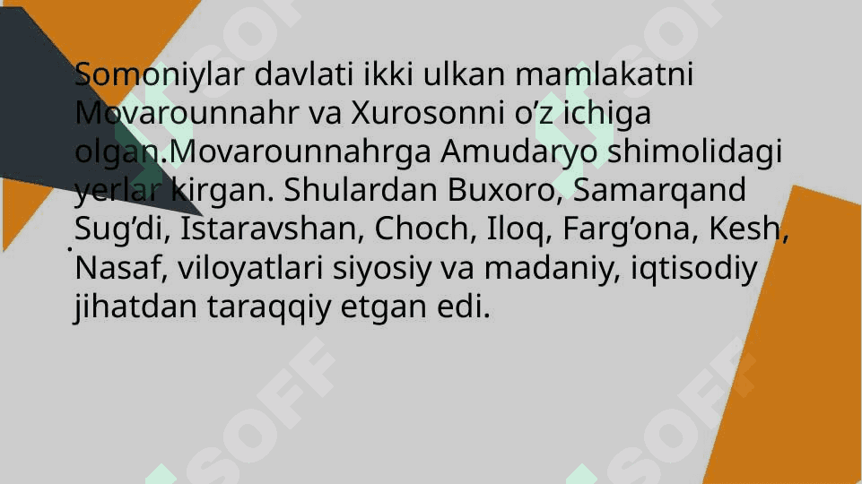 Somoniylar davlati. 8