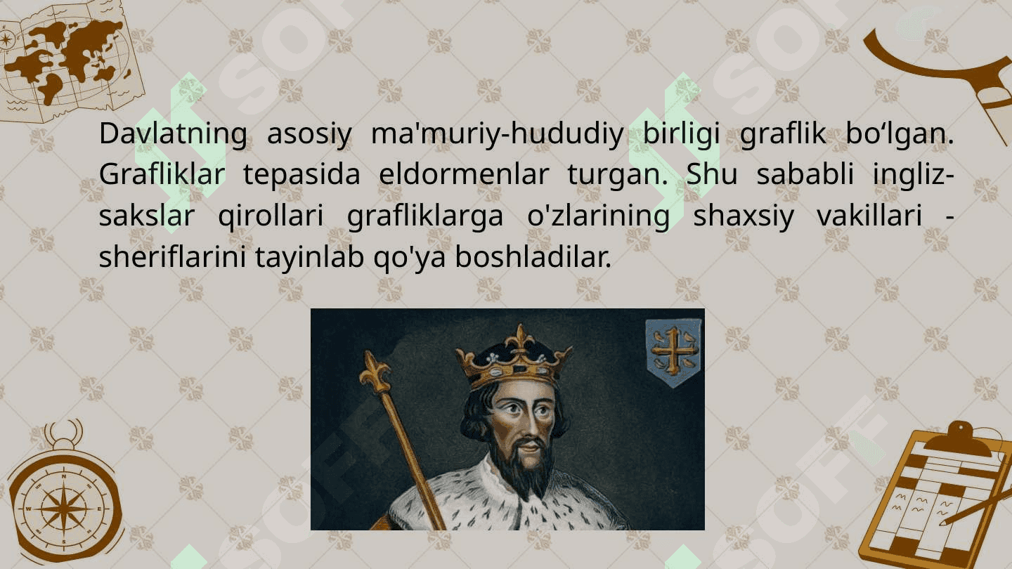 O’rta asrlarda Angliya huquqining asosiy belgilari 8