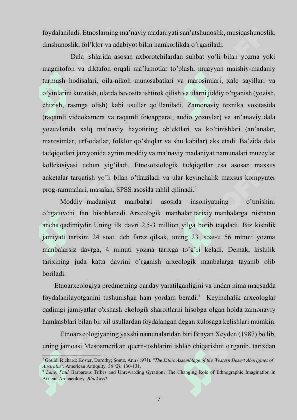 DALVARZINTEPA ARXEOLOGIK YODGORLIGINING ETNOGRAFIK MATERIALLARI 6