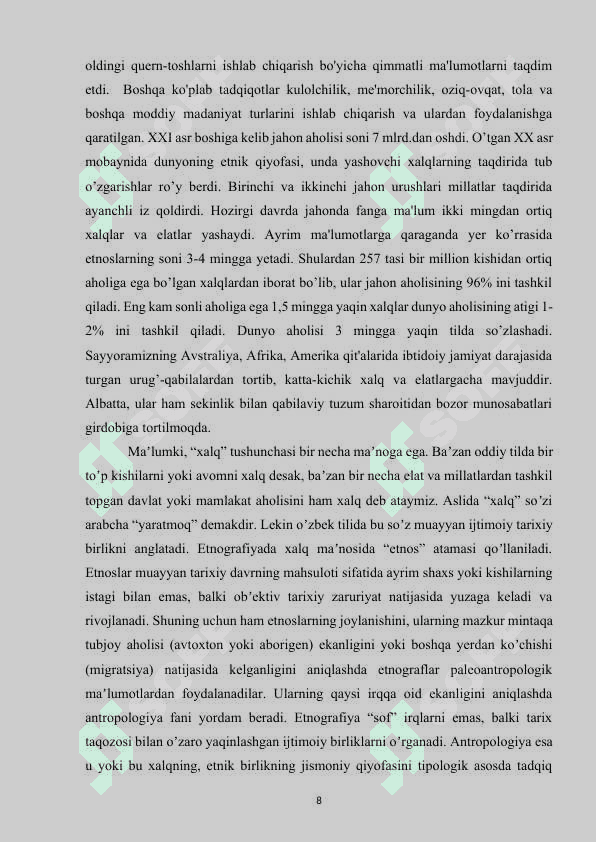DALVARZINTEPA ARXEOLOGIK YODGORLIGINING ETNOGRAFIK MATERIALLARI 7