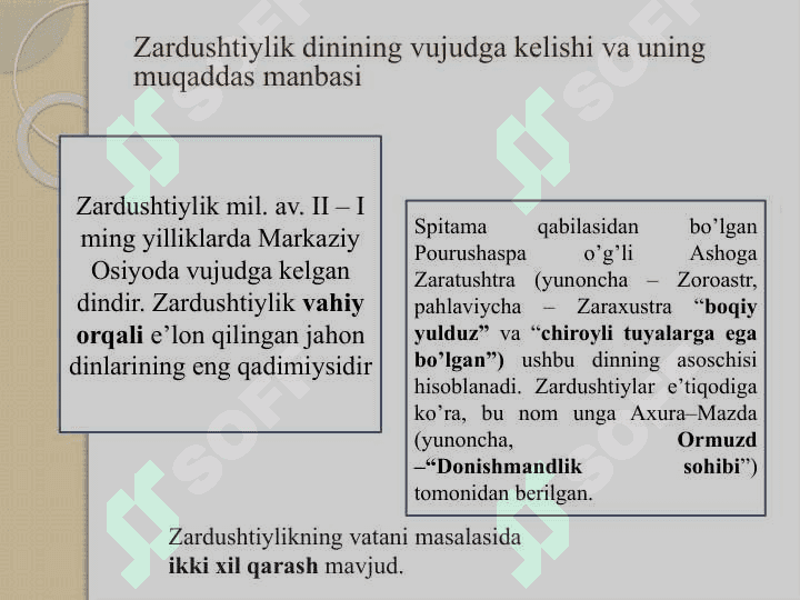 Zardushtiylik dini 2