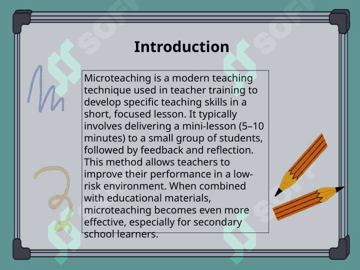 Microteaching using materials for secondary school learners 3