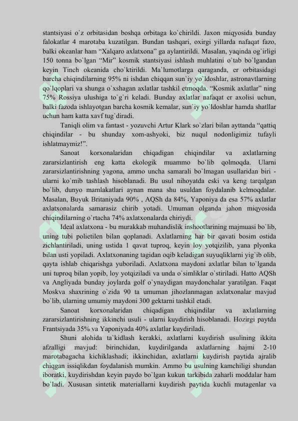 CHIQINDILARNI QAYTA ISHLASHNING ZAMONAVIY USULLARI 4