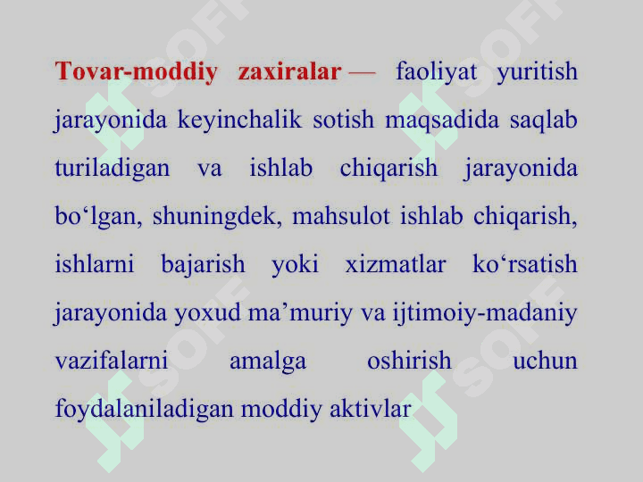 TOVAR-MODDIY ZAHIRALAR HISOBI 2