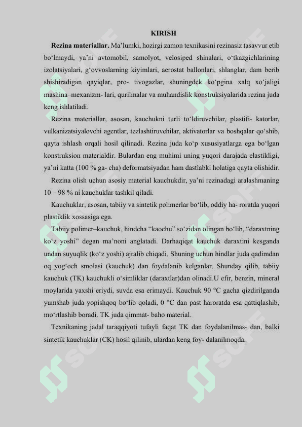 Tabiiy va sun'iy rezinalar 2