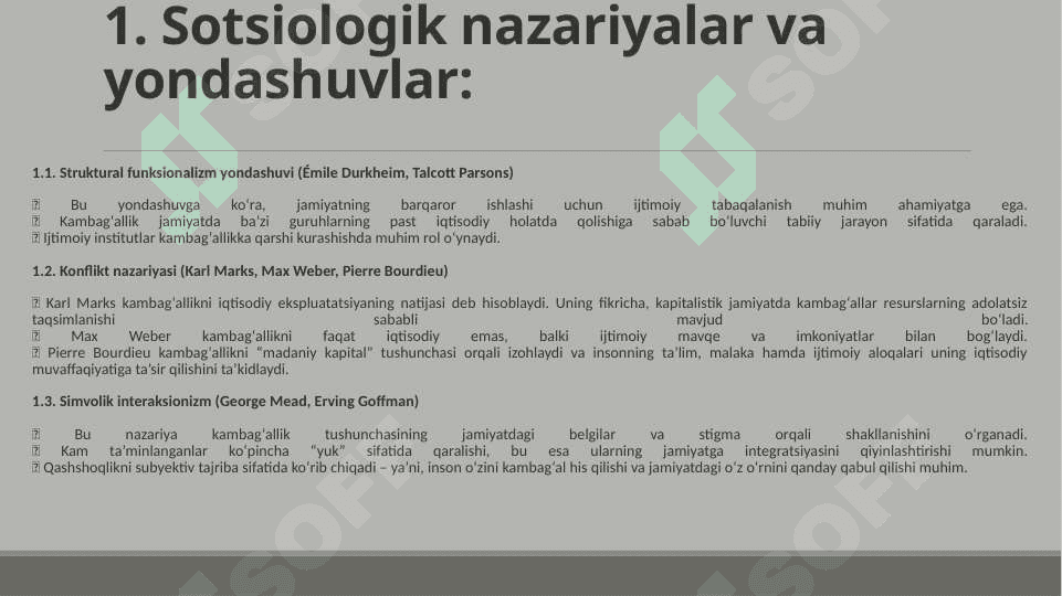 Kam ta’minlanganlik va umumiy ta’minot 3