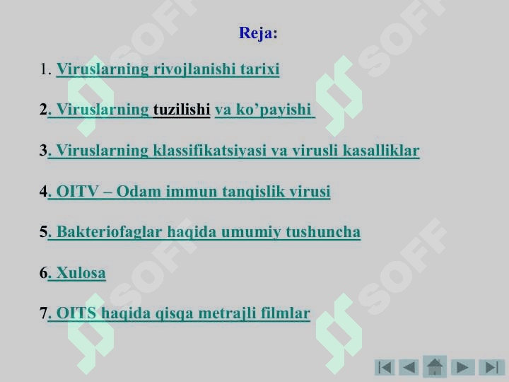 Viruslar va Bakteriifaglar. 2