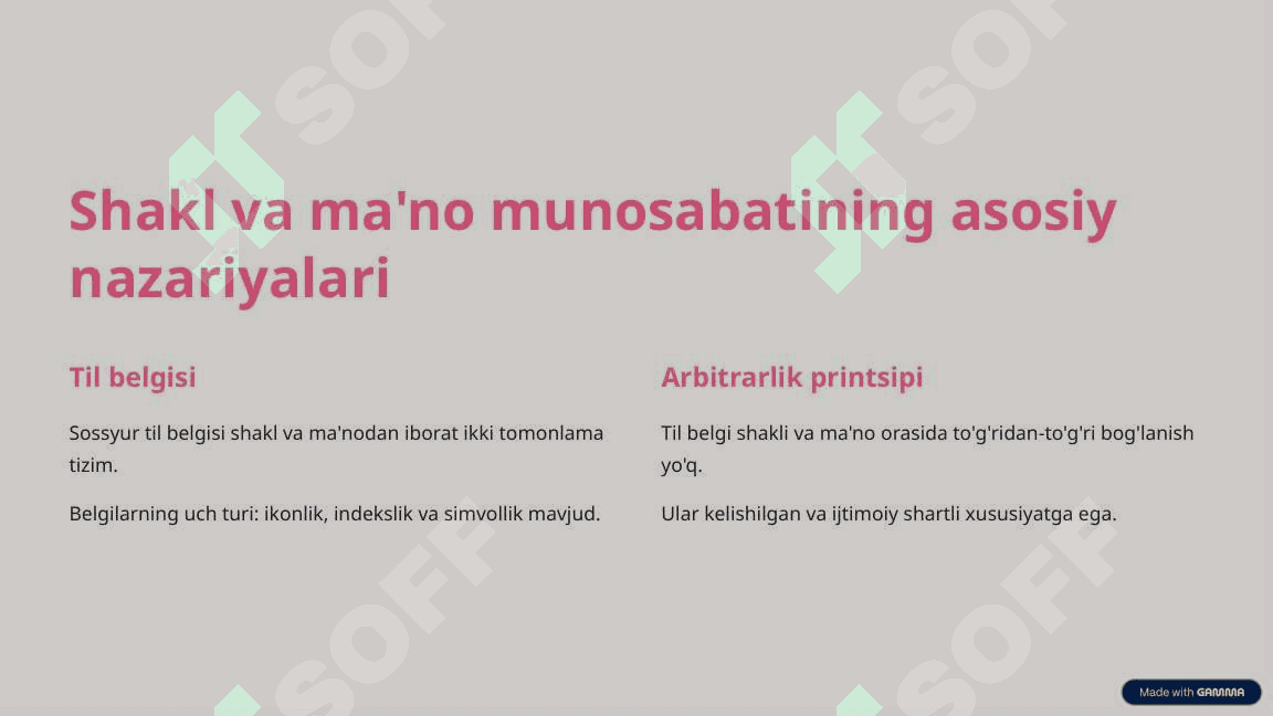 Leksemalarning shakl va ma'no munosabati 2