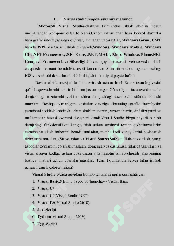dasturlash kurs ishi 7