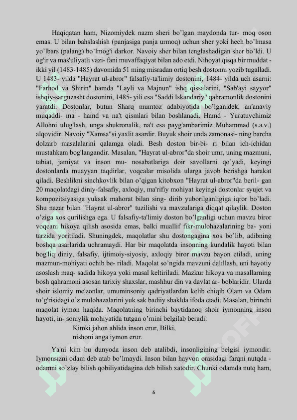 Saddi iskandariydagi hikoyalarning g’oyaviy-badiiy xususiyatlari 6