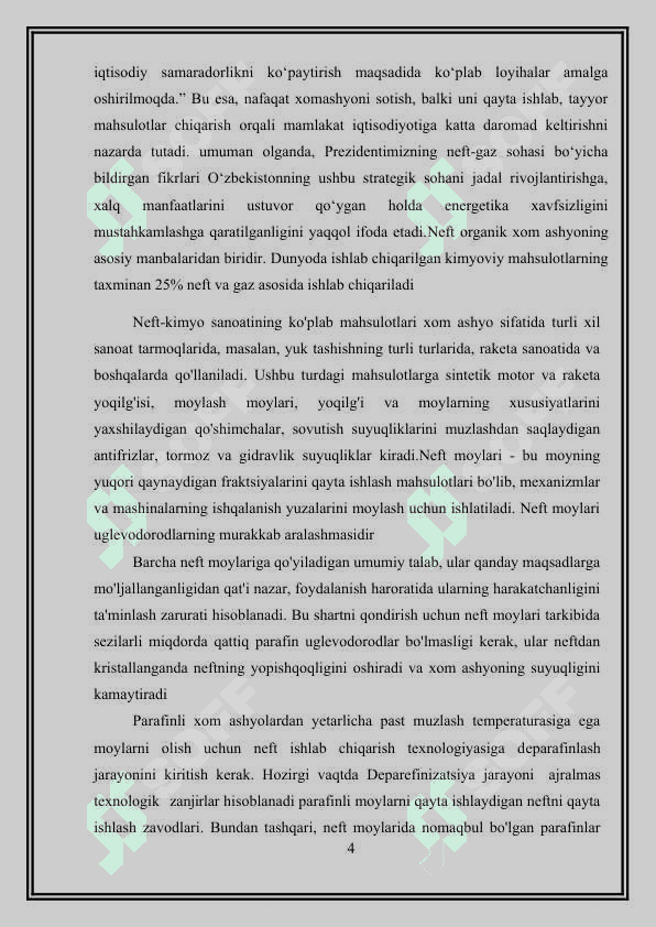 Deparafinizatsiya qurulmasining  hisobi 4