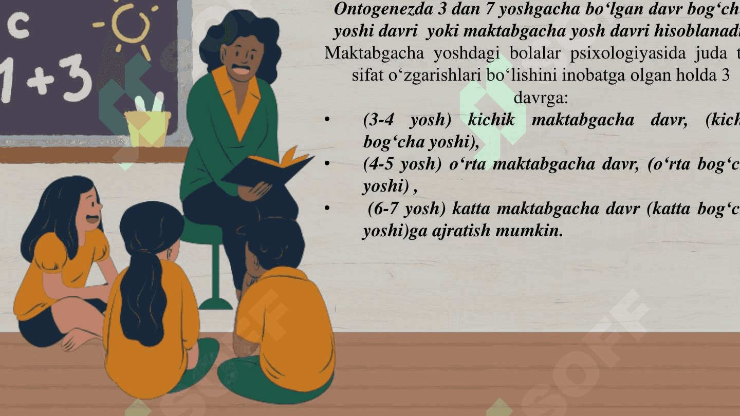 MAKTABGACHA YOSH  DAVRIDA PSIXIK  RIVOJLANISH  XUSUSIYATLAR 3