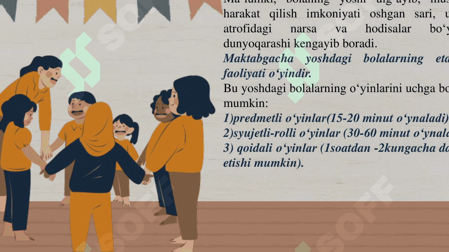 MAKTABGACHA YOSH  DAVRIDA PSIXIK  RIVOJLANISH  XUSUSIYATLAR 7
