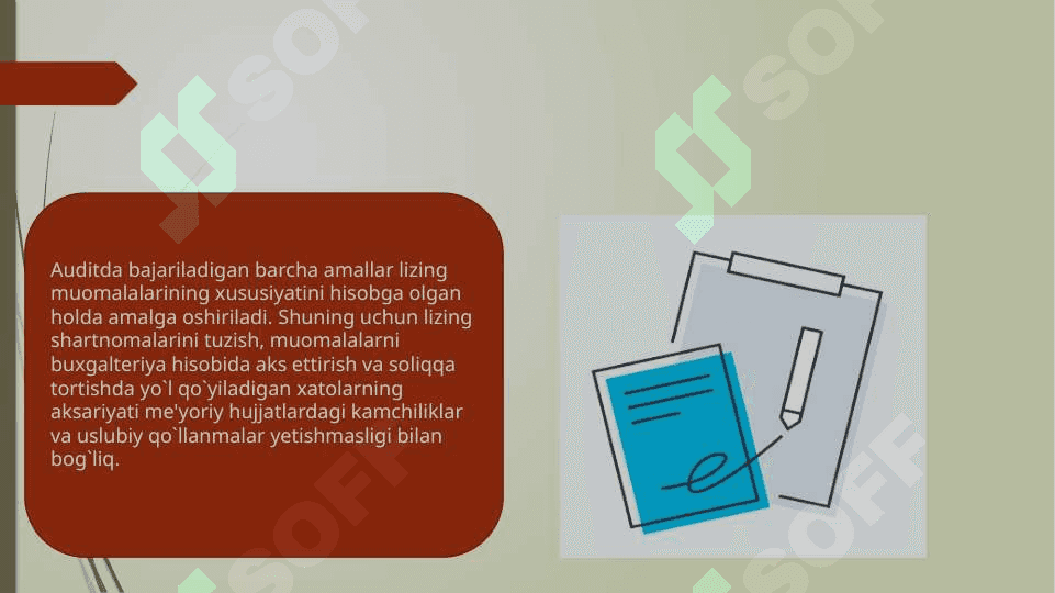 Ijara muomalalari auditi 4