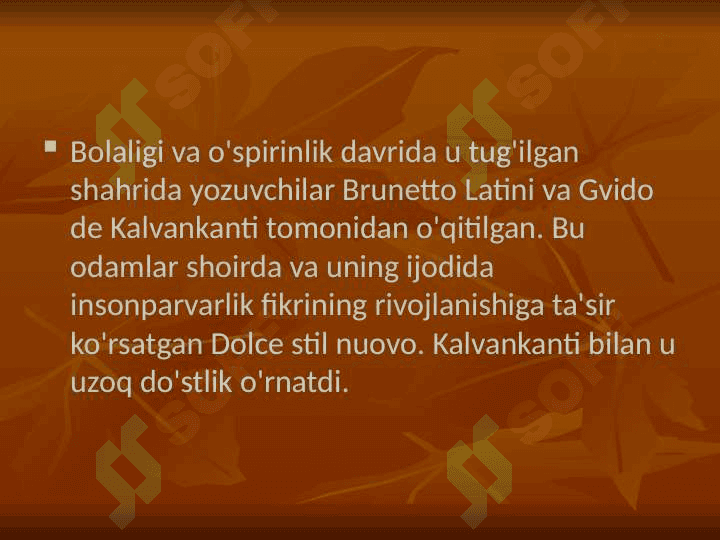 Dante Aligeyri ,,Ilohiy komediya'' 5