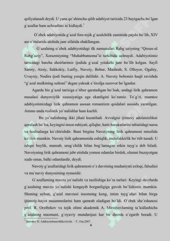 ABDULLA QAHHORNING SATIRIK ASARLARIDA XARAKTER YARATISH MAHORATI. 6
