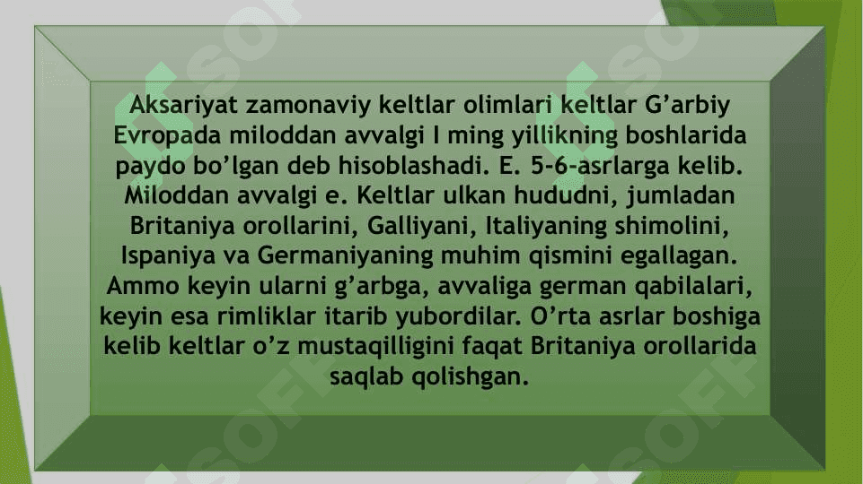 Kelt xalqi sagalarida sharqona syujetlar 3