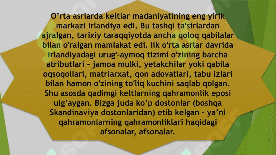 Kelt xalqi sagalarida sharqona syujetlar 5