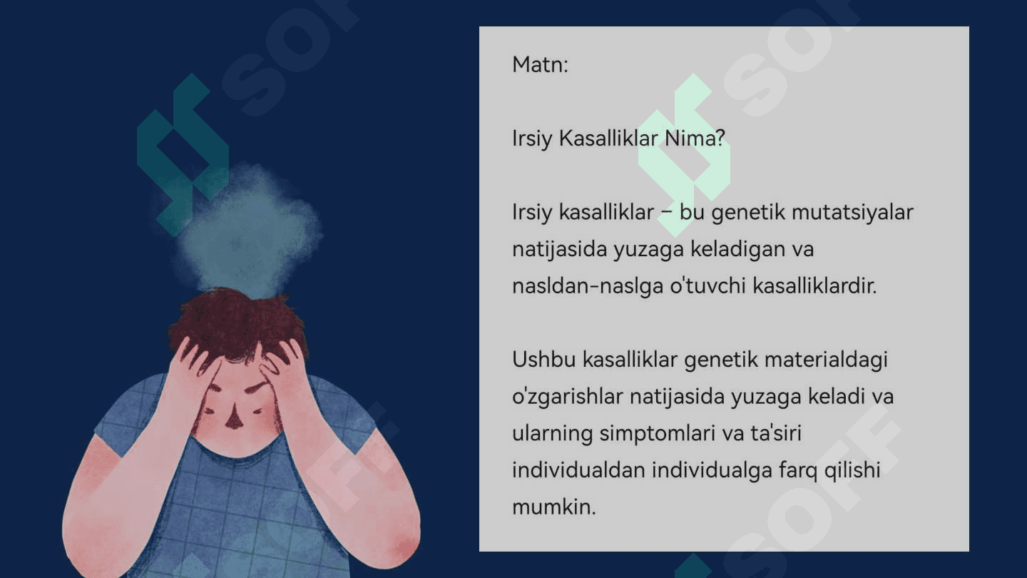 Irsiy kasalliklar patologiyasi 2