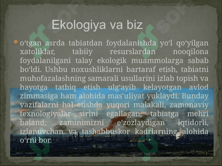 Ekologik madaniyat 3