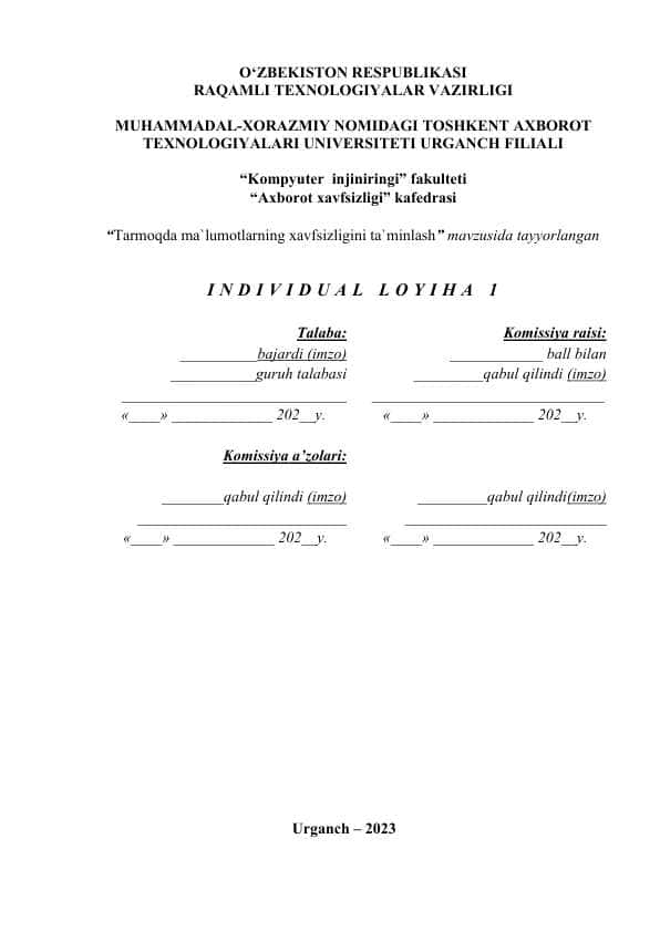 Tarmoqda ma`lumotlar  xavfsizligi ta`minlash.docx