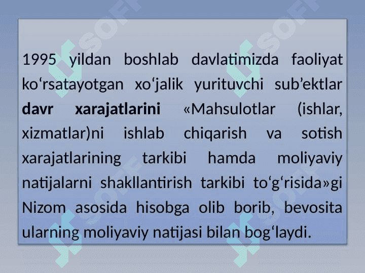 ISLAB CHIQARISH VA DAVR XARAJATLARI TAHLILI 7