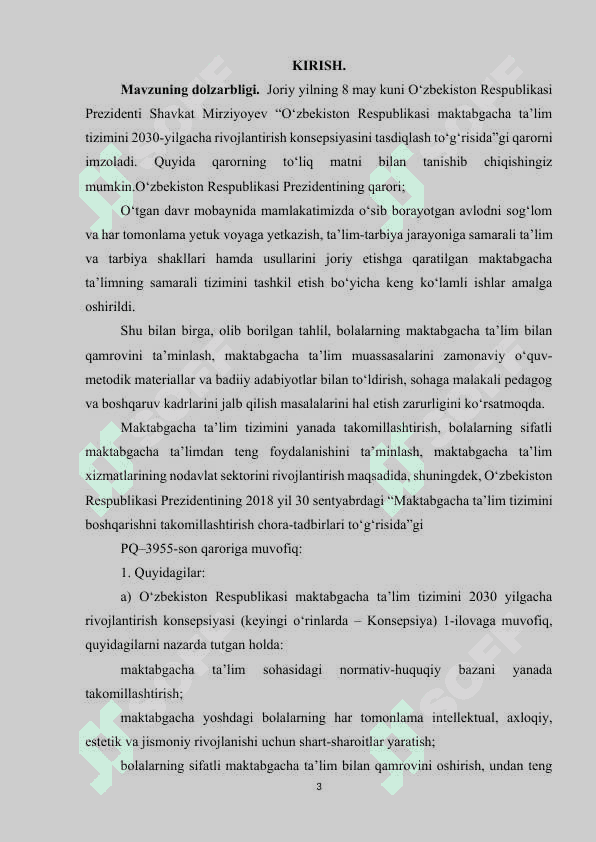 MAKTABGACHA TA’LIMGA OID QONUN, FARMONLARNI AMALIYOTGA JORIY ETISH.docx 2