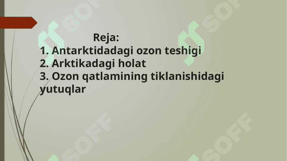 Azon qatlamining bugungi ahvoli 2