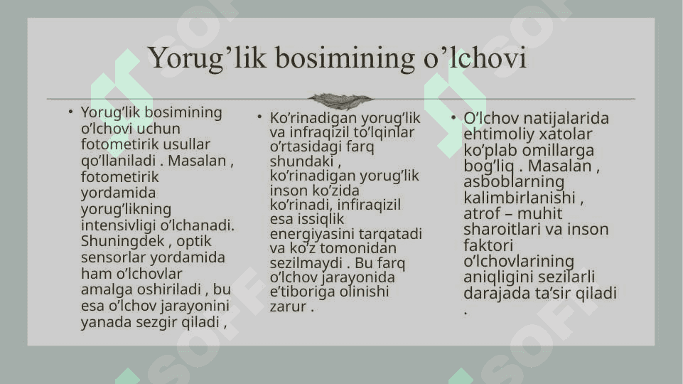 Yorug'likning bosimi 3