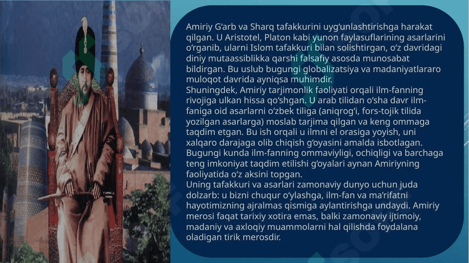 Amiriy hayoti va ijodi 6