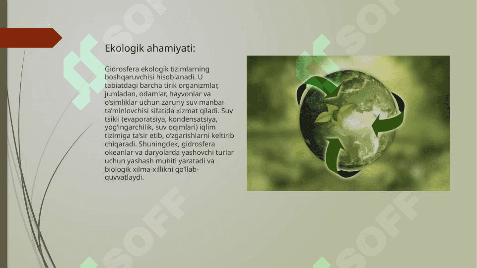 Gidrosferadagi ekologik muommolar 3