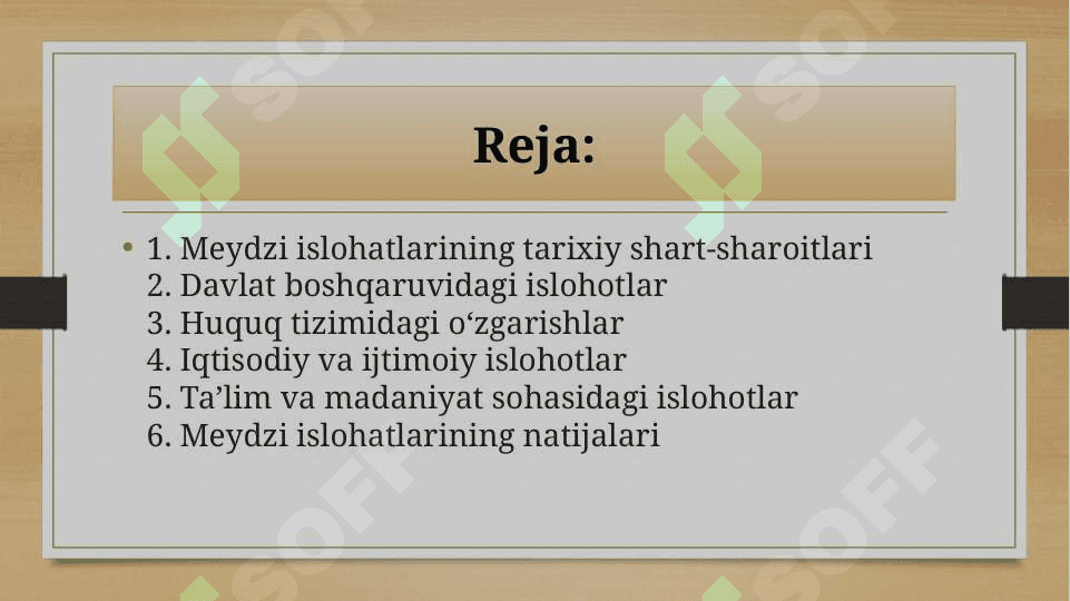 Yaponiya Meydzi islohati 2