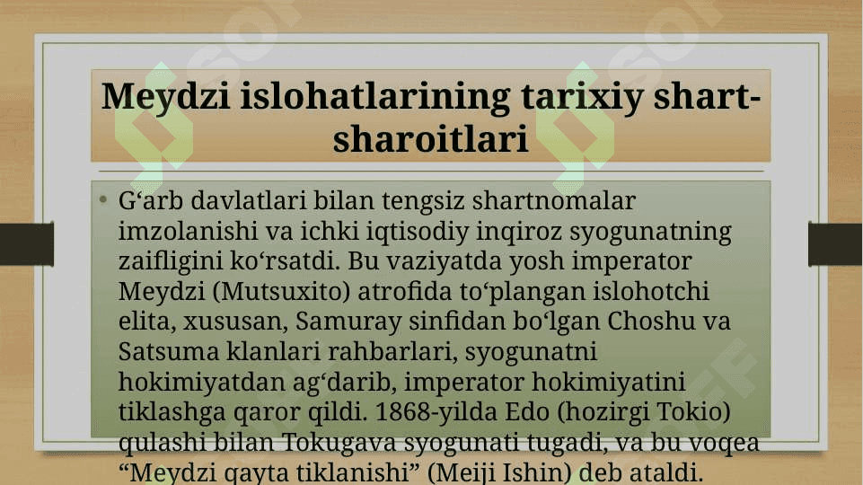 Yaponiya Meydzi islohati 5