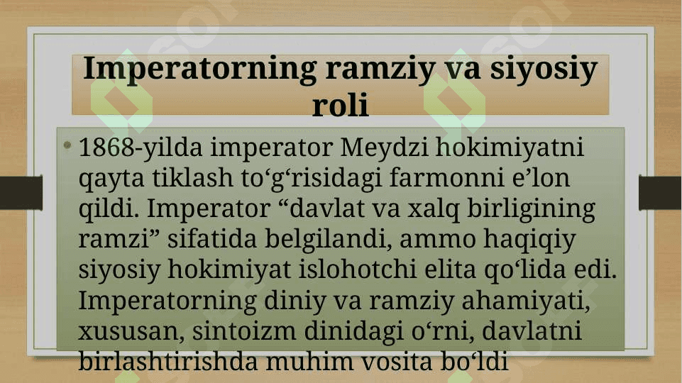 Yaponiya Meydzi islohati 8