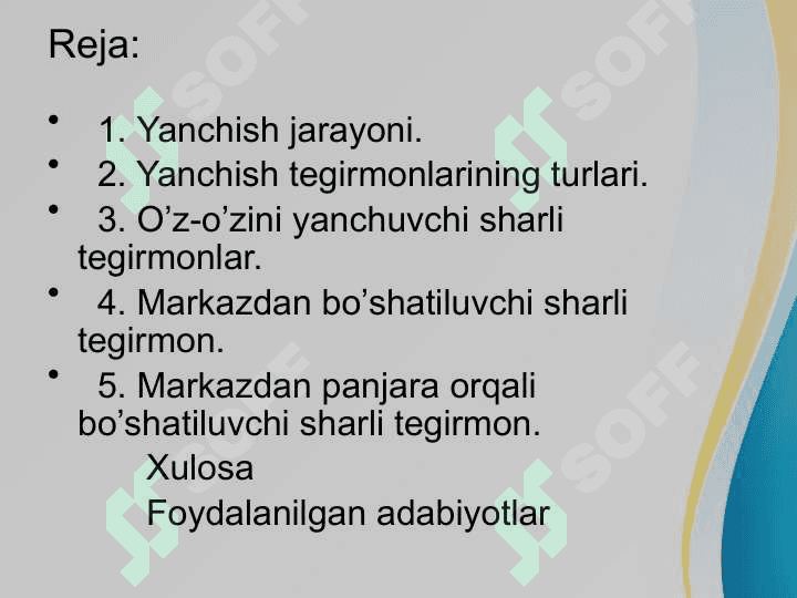 Yanchish tegirmonining ishlash prinsipi va turlari 2