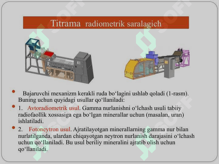 Radiometrik boyitish usuli 3